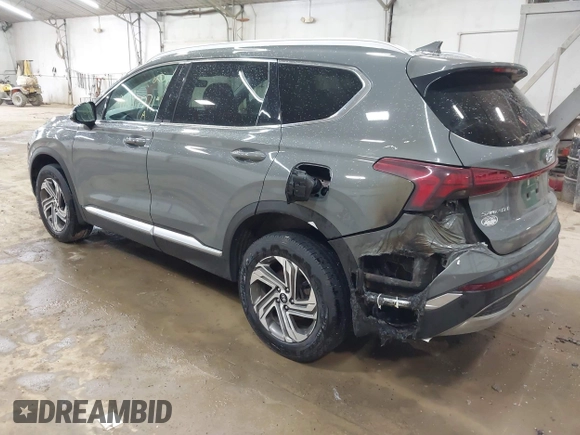2022 Hyundai Santa Fe SEL with VIN 5NMS2DAJ2NH383738, listed as a IAAI auction lot 41897771 with 35,697 mi miles. Bid and sale history available at carsss.com. Image 3.