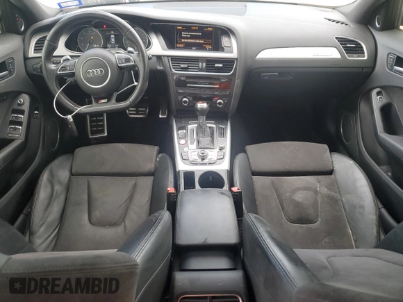 2015 Audi S4 Prestige with VIN WAUKGAFLXFA009493, listed as a Copart auction lot 69283674 with 96,559 mi miles and Salvage Title. Bid and sale history available at carsss.com. Image 8.