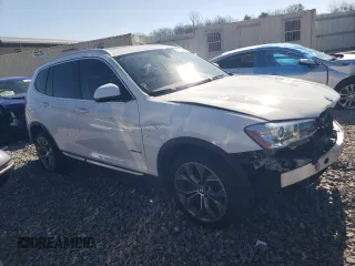 2017 BMW X3 sDrive28i with VIN 5UXWZ7C34H0X41096, listed as a Copart auction lot 45384405 with 74,875 mi miles and Salvage Title. Bid and sale history available at carsss.com. Image 4.