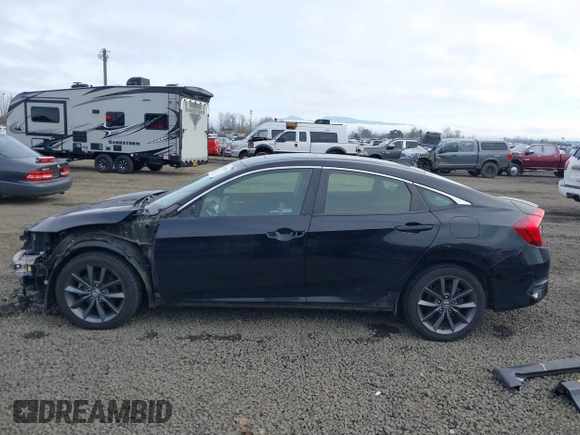 2019 Honda Civic Sedan EX with VIN JHMFC1F38KX012348, listed as a IAAI auction lot 41450738 with 105,551 mi miles. Bid and sale history available at carsss.com. Image 15.