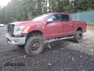 2017 Nissan Titan SL z VIN 1N6AA1E52HN546421, wystawiony jako Copart lot #46515885 z przebiegiem 99 530 mil mil oraz Szkoda całkowita • Salvage title. Historia ofert i sprzedaży dostępna na DreamBid. Obrazek 1.