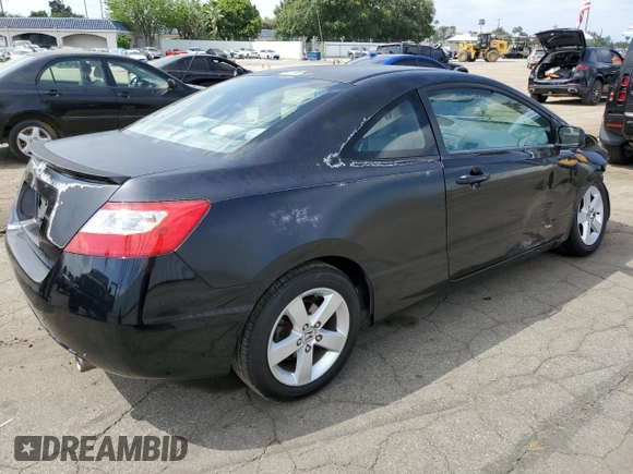 2008 Honda Civic Cpe EX with VIN 2HGFG12868H519612, listed as a Copart auction lot 54529245 with 151,460 mi miles and Salvage Title. Bid and sale history available at carsss.com. Image 3.