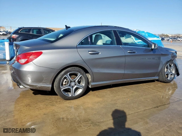 2014 Mercedes-Benz CLA-Class CLA 250 with VIN WDDSJ4EB2EN054679, listed as a Copart auction lot 47759245 with 128,826 mi miles and Salvage Title. Bid and sale history available at carsss.com. Image 3.
