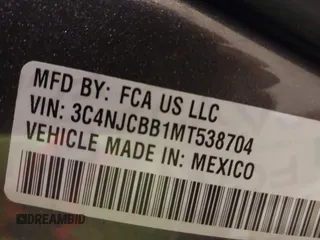2021 Jeep Compass Altitude с VIN 3C4NJCBB1MT538704, выставлен на аукционе IAAI как лот 41402091 с пробегом 87 337 миль миль и . История ставок и продаж доступна на DreamBid. Изображение 9.