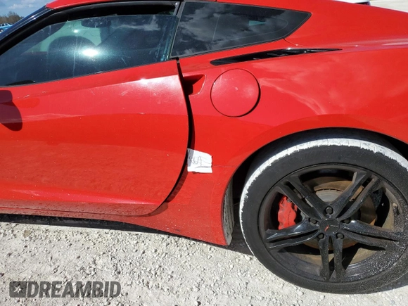 2016 Chevrolet Corvette 2LT with VIN 1G1YC2D7XG5117958, listed as a Copart auction lot 77501224 with 0 mi miles and Salvage Title. Bid and sale history available at carsss.com. Image 12.