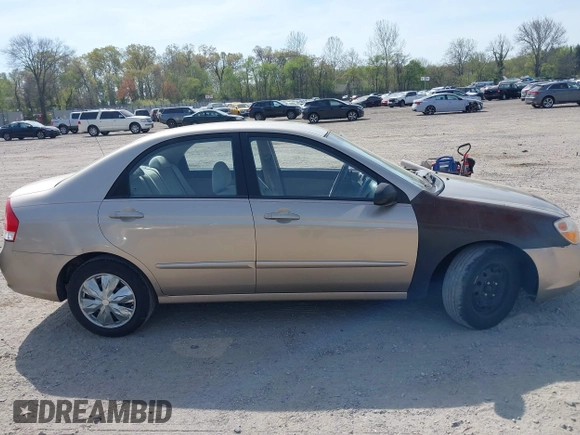2009 Kia Spectra EX with VIN KNAFE222295604149, listed as a IAAI auction lot 42112191 with 110,708 mi miles and . Bid and sale history available at DreamBid. Image 13.