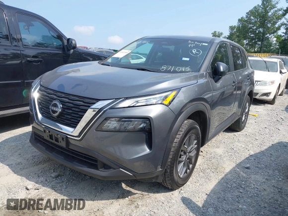 2023 Nissan Rogue S with VIN 5N1BT3AA6PC871045, listed as a IAAI auction lot 42422559 with 48,598 mi miles and . Bid and sale history available at DreamBid. Image 20.
