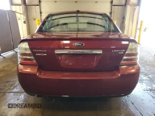 2008 Ford Taurus Limited with VIN 1FAHP28W08G187218, listed as a Copart auction lot 49624225 with 173,500 mi miles and Salvage title. Bid and sale history available at DreamBid. Image 6.