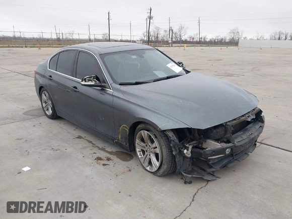 2017 BMW 3 Series 330i with VIN WBA8B9G30HNU52964, listed as a IAAI auction lot 41538624 with 96,997 mi miles. Bid and sale history available at carsss.com. Image 1.