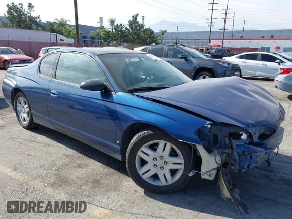2006 Chevrolet Monte Carlo LT 3.9L with VIN 2G1WK151969323546, listed as a IAAI auction lot 42293627 with 173,792 mi miles and . Bid and sale history available at DreamBid. Image 1.