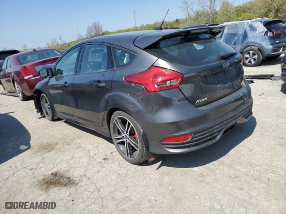 2017 Ford Focus ST with VIN 1FADP3L90HL347823, listed as a Copart auction lot 48368944 with 26,591 mi miles and Salvage Title. Bid and sale history available at carsss.com. Image 2.