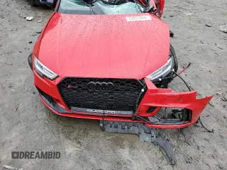 2019 Audi RS 3 with VIN WUABWGFF4KA904106, listed as a Copart auction lot 72851844 with Not provided miles and Salvage title. Bid and sale history available at DreamBid. Image 12.