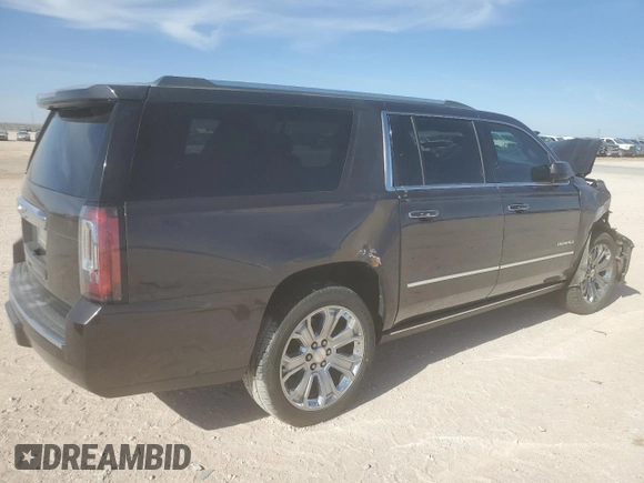 2015 GMC Yukon XL Denali with VIN 1GKS2JKJ3FR743050, listed as a Copart auction lot 50174675 with 143,154 mi miles and Salvage Title. Bid and sale history available at carsss.com. Image 3.