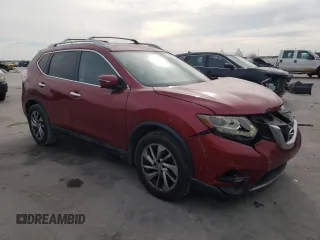 2015 Nissan Rogue SL with VIN 5N1AT2MTXFC762234, listed as a Copart auction lot 50433655 with 168,779 mi miles and Salvage Title. Bid and sale history available at carsss.com. Image 4.