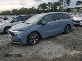 2023 Honda Odyssey Touring z VIN 5FNRL6H84PB060547, wystawiony jako Copart lot #53715895 z przebiegiem 25 876 mil mil oraz Szkoda całkowita • Salvage title. Historia ofert i sprzedaży dostępna na DreamBid. Obrazek 1.