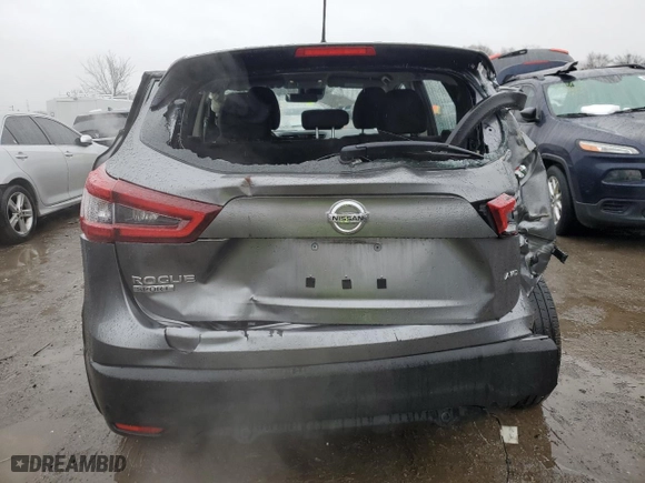 2021 Nissan Rogue Sport S with VIN JN1BJ1AW4MW667268, listed as a Copart auction lot 45104735 with NaN miles and Salvage Title. Bid and sale history available at carsss.com. Image 6.
