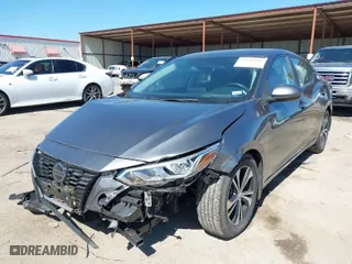 2021 Nissan Sentra SV with VIN 3N1AB8CV6MY218673, listed as a IAAI auction lot 41685800 with 37,500 mi miles. Bid and sale history available at carsss.com. Image 2.
