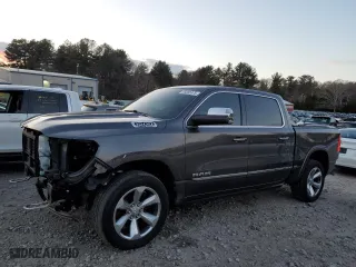 2020 Ram 1500 Limited with VIN 1C6SRFHT5LN138504, listed as a Copart auction lot 88055375 with 82,716 mi miles and Salvage Title. Bid and sale history available at carsss.com. Image 1.