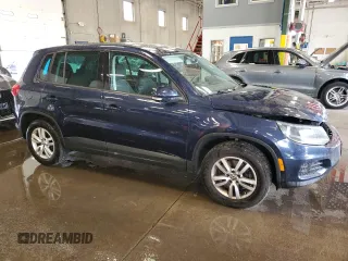 2013 Volkswagen Tiguan SE with VIN WVGBV7AX4DW518545, listed as a Copart auction lot 64585175 with 104,030 mi miles and Salvage title. Bid and sale history available at DreamBid. Image 4.