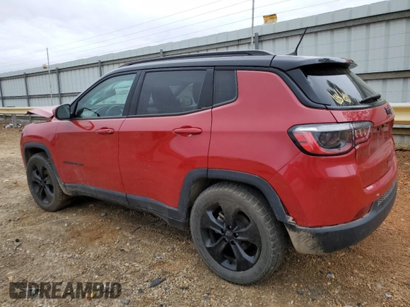 2021 Jeep Compass Altitude with VIN 3C4NJCBB7MT597532, listed as a Copart auction lot 51408535 with 87,085 mi miles and Salvage title. Bid and sale history available at DreamBid. Image 2.