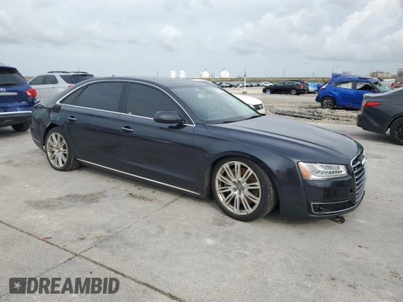 2015 Audi A8 3.0T z VIN WAU3GAFD2FN026312, wystawiony jako Copart lot #53914905 z przebiegiem Nie podano mil oraz Szkoda całkowita • Salvage title. Historia ofert i sprzedaży dostępna na DreamBid. Obrazek 4.