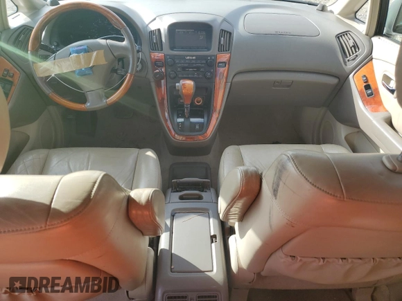 2001 Lexus RX 300 with VIN JTJGF10UX10093095, listed as a Copart auction lot 79844804 with 159,540 mi miles and Salvage Title. Bid and sale history available at carsss.com. Image 8.