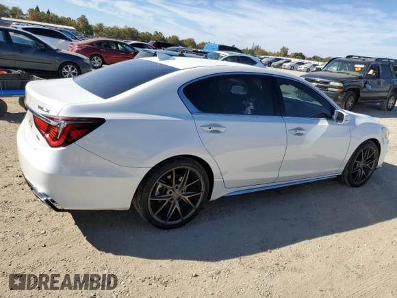 2018 Acura RLX Technology with VIN JH4KC1F53JC000257, listed as a Copart auction lot 75727304 with 144,037 mi miles and Clean Title. Bid and sale history available at carsss.com. Image 3.
