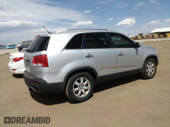 2013 Kia Sorento LX with VIN 5XYKTDA2XDG310583, listed as a Copart auction lot 53015265 with 167,009 mi miles and Non repairable. Bid and sale history available at DreamBid. Image 3.