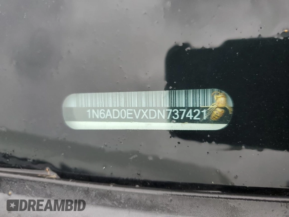 2013 Nissan Frontier SV z VIN 1N6AD0EVXDN737421, wystawiony jako Copart lot #57495815 z przebiegiem 129 053 mil mil oraz Szkoda całkowita • Salvage title. Historia ofert i sprzedaży dostępna na DreamBid. Obrazek 12.