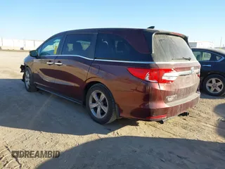 2020 Honda Odyssey EX-L with VIN 5FNRL6H73LB053820, listed as a IAAI auction lot 41532645 with 73,692 mi miles. Bid and sale history available at carsss.com. Image 3.