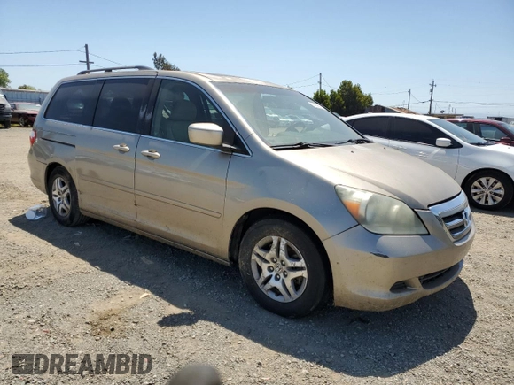 2005 Honda Odyssey EX-L with VIN 5FNRL38665B064836, listed as a Copart auction lot 55009645 with 223,655 mi miles and Clean Title. Bid and sale history available at carsss.com. Image 4.