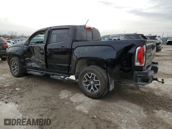 2021 GMC Canyon 4WD AT4 w/Leather with VIN 1GTG6FEN1M1236158, listed as a Copart auction lot 47553775 with 109,010 mi miles and Salvage Title. Bid and sale history available at carsss.com. Image 2.