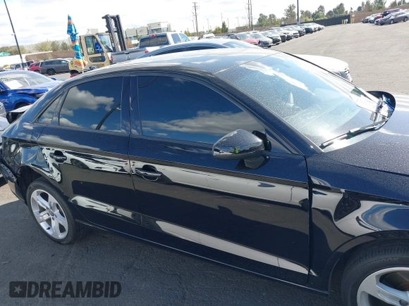 2018 Audi A3 Sedan Premium with VIN WAUAUGFF8J1041935, listed as a IAAI auction lot 41700356 with 44,611 mi miles. Bid and sale history available at carsss.com. Image 13.