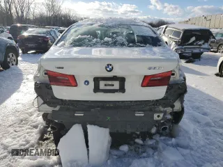 2017 BMW 5 Series 530i xDrive with VIN WBAJA7C39HG904946, listed as a Copart auction lot 44979865 with 132,890 mi miles and Salvage Title. Bid and sale history available at carsss.com. Image 6.