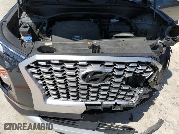 2022 Hyundai Palisade SEL z VIN KM8R24HE2NU472785, wystawiony jako Copart lot #53363865 z przebiegiem 46 150 mil mil oraz Szkoda całkowita • Salvage title. Historia ofert i sprzedaży dostępna na DreamBid. Obrazek 12.