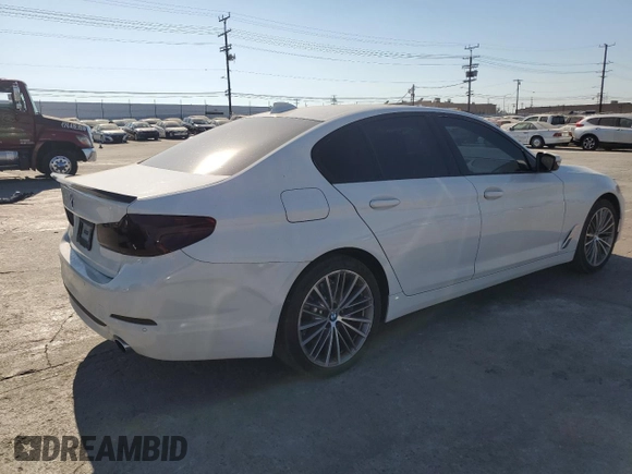 2020 BMW 5 Series 530e with VIN WBAJA9C05LCE35259, listed as a Copart auction lot 73673844 with 51,517 mi miles and Salvage Title. Bid and sale history available at DreamBid. Image 3.