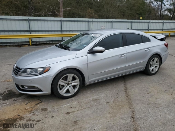 2015 Volkswagen CC R-Line with VIN WVWBN7AN5FE817893, listed as a Copart auction lot 89400875 with 154,105 mi miles and Salvage Title. Bid and sale history available at carsss.com. Image 1.