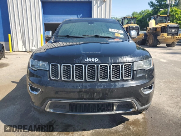 2018 Jeep Grand Cherokee Limited with VIN 1C4RJFBGXJC252422, listed as a Copart auction lot 61736455 with Not provided miles and Salvage title. Bid and sale history available at DreamBid. Image 5.