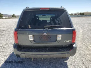 2005 Honda Pilot EX-L with VIN 2HKYF18665H521444, listed as a Copart auction lot 53664375 with 197,436 mi miles and Salvage Title. Bid and sale history available at DreamBid. Image 6.