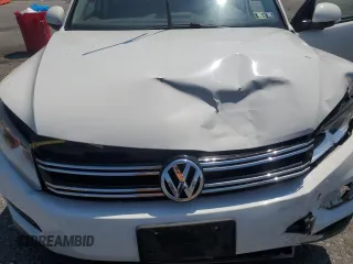 2017 Volkswagen Tiguan S with VIN WVGBV7AX8HK016005, listed as a Copart auction lot 62390515 with 68,026 mi miles and Salvage title. Bid and sale history available at DreamBid. Image 11.