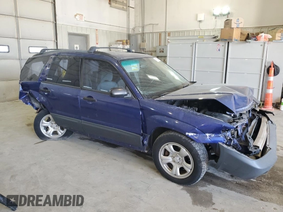 2003 Subaru Forester X with VIN JF1SG63653H713723, listed as a Copart auction lot 89405185 with 286,472 mi miles and Salvage Title. Bid and sale history available at carsss.com. Image 4.