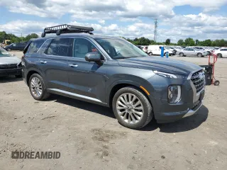 2020 Hyundai Palisade Limited with VIN KM8R5DHE4LU124555, listed as a Copart auction lot 58223205 with 69,385 mi miles and Salvage title. Bid and sale history available at DreamBid. Image 4.