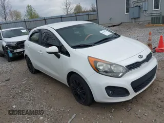 2012 Kia Rio EX with VIN KNADN5A31C6041521, listed as a IAAI auction lot 41994678 with 142,229 mi miles. Bid and sale history available at carsss.com. Image 1.
