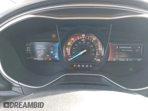 2017 Ford Fusion Energi SE with VIN 3FA6P0PU0HR129792, listed as a IAAI auction lot 41104376 with 86,659 mi miles. Bid and sale history available at carsss.com. Image 7.