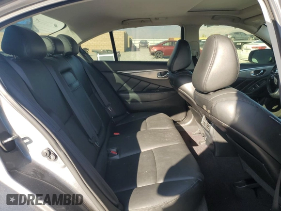 2014 Infiniti Q50 Premium with VIN JN1BV7AP3EM690697, listed as a Copart auction lot 87107684 with 82,862 mi miles and Salvage Title. Bid and sale history available at carsss.com. Image 11.