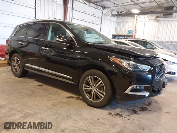 2017 Infiniti QX60 with VIN 5N1DL0MM5HC505169, listed as a IAAI auction lot 41879415 with 304,995 mi miles and . Bid and sale history available at DreamBid. Image 1.
