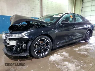 2021 Kia K5 GT-Line with VIN 5XXG64J26MG018608, listed as a Copart auction lot 45182565 with 107,985 mi miles and Clean Title. Bid and sale history available at carsss.com. Image 1.