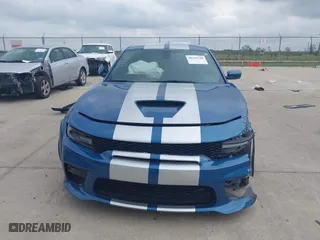 2020 Dodge Charger Scat Pack with VIN 2C3CDXGJ5LH185742, listed as a IAAI auction lot 40755140 with 1 mi miles. Bid and sale history available at carsss.com. Image 12.