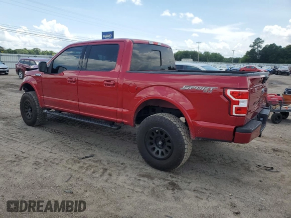 2020 Ford F-150 XL with VIN 1FTEW1EP0LFC30820, listed as a Copart auction lot 58323435 with 59,659 mi miles and Salvage title. Bid and sale history available at DreamBid. Image 2.