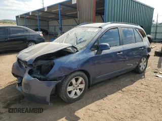2007 Kia Rondo LX with VIN KNAFG525177072528, listed as a Copart auction lot 75509334 with 207,501 mi miles and Salvage Title. Bid and sale history available at carsss.com. Image 1.